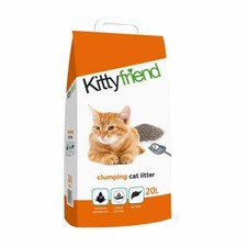Kitty Friend Sanicat Clumping Cat Litter 20L Economical & Ultra Absorbent