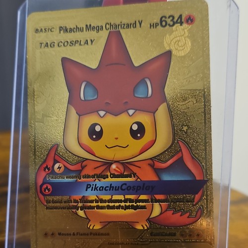 Pikachu cosplay mega charizard - pikachu,