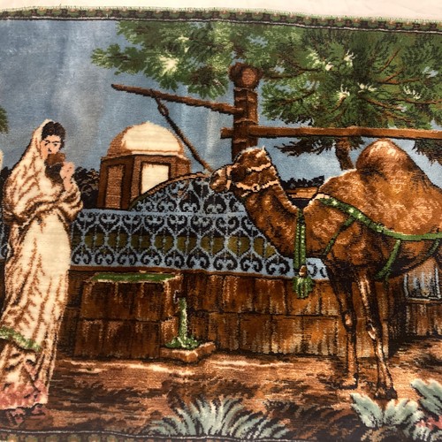 Tunisian woven tapestry - woven,