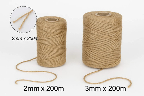Natural strong jute - natural, twine