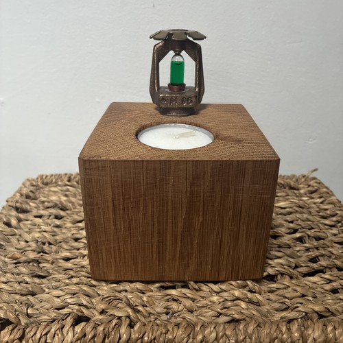 Tealight holder upcycled brass - holder,