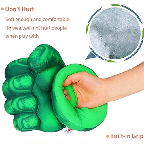Kids green superhero gloves - green,