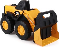 CAT Construction Toys, Steel Wheel Loader 16” – Real Steel Body, Working Ar