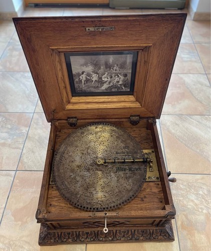 Polyphon music box sona 1890 - music,