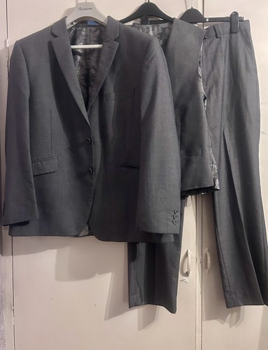 Mens occasions grey tailored - grey,