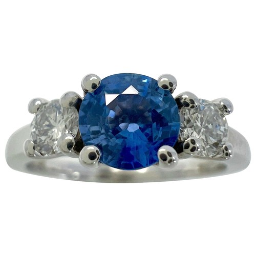 Natural vivid blue round - vivid,