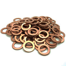 METRIC IMPERIAL COPPER WASHER Banjo Bolt Turbo Oil Feed Rail Brake Clutch Sump