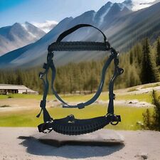 Custom hand Made Bitless Bridle. Full Size Black( Any Size/colours Made )