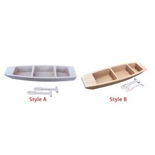 Wooden Fishing Boat Model Boat Craft for DIY Projects Desktop Living Room