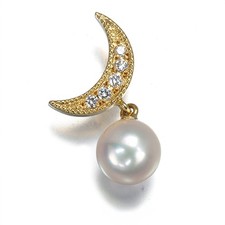 Auth Mikimoto Brooch Akoya