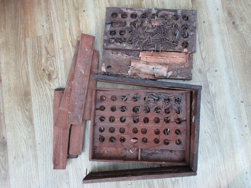 Vintage wooden printers - vintage,