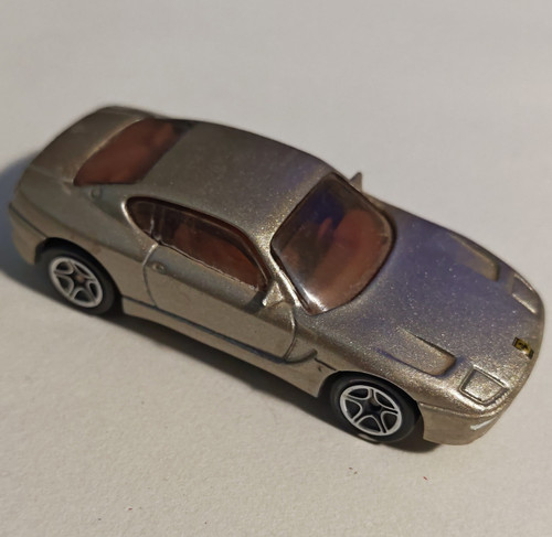 Matchbox ferrari 456 silver - ferrari, gt