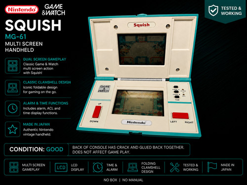 Nintendo game watch squish - game,