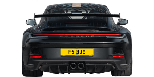 Bje private number - private, plate