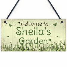 Personalised Garden Plaque Any