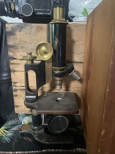 Antique bausch and lomb brass - bausch,