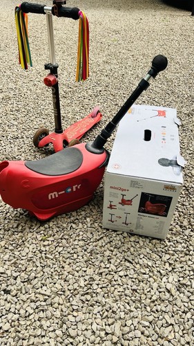 Micro mini2go deluxe - deluxe, red