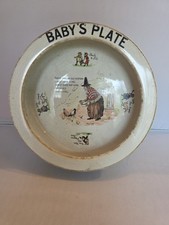 Vintage Baby's Plate Nursery