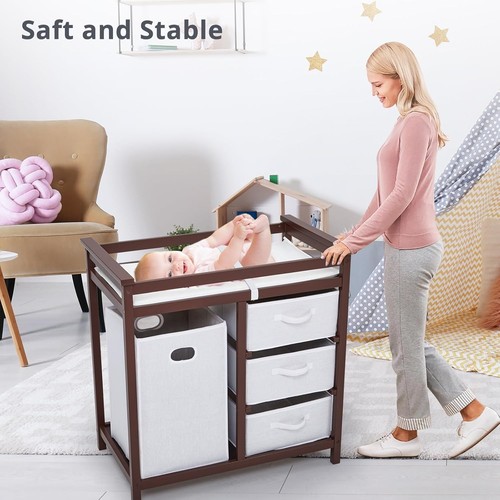 Wooden baby infant diaper - wooden,