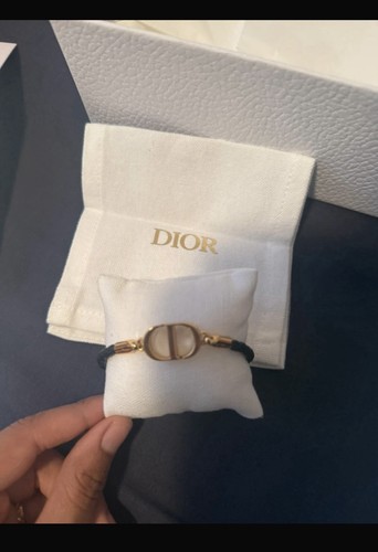 Dior leather bracelet - leather,
