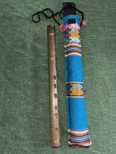 Vintage wooden peruvian quena - peruvian,