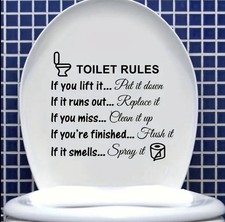 Toilet Rules With Rolls