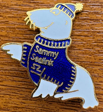 Sammy sealink mascot pin - sammy,