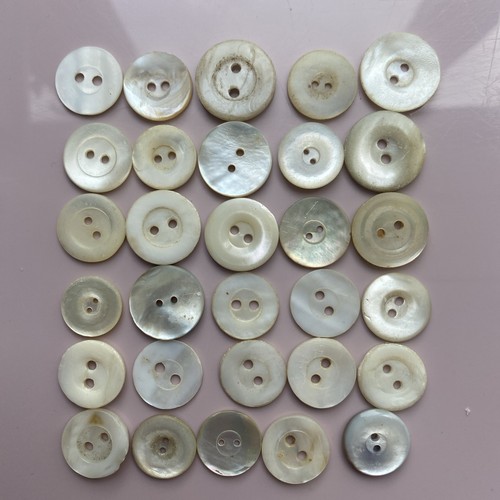 Mother pearl buttons - 30, buttons-