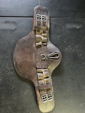 Butet Stud Girth Brown Leather