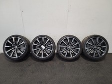 JAGUAR F TYPE X152 2023 ALLOY WHEELS & TYRE SET 20 INCH GLOSS BLACK DIAMOND
