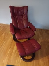 Stressless Recliner Chair and Stool