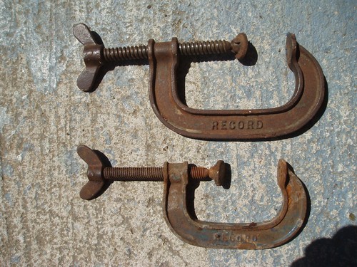 Two record clamps - two, and