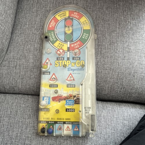 Vintage stop bagatelle - go,