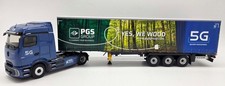 ELIGOR, MERCEDES-BENZ E-Actros 600 4x2 with tarpaulin trailer 3 axles PGS Gro...
