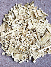 500g 1/2KG Light Tan/Beige Lego Genuine Assorted Bricks/Tiles, Parts Joblot MOC