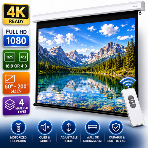 Electric projector screen - electric,
