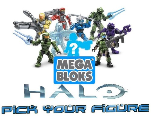 Halo mega bloks figures - halo,