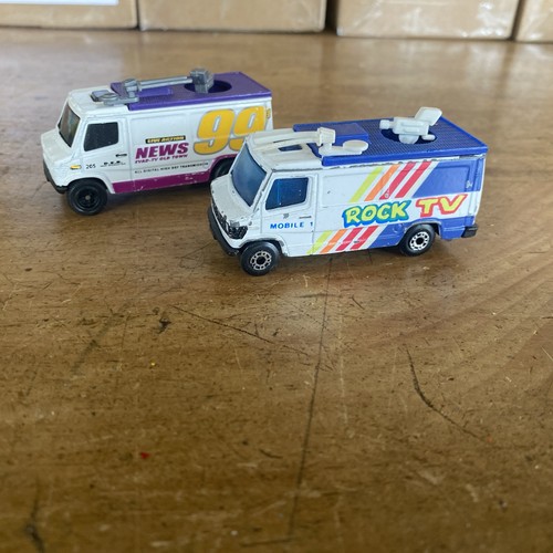 News truck matchbox car - tv,