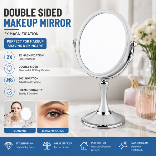 2xmagnifying makeup mirror - 2xmagnifying,