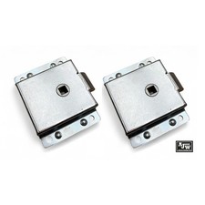 2 X Door Slam Lock Plant On 68 x 88mm Trailers Horsebox Caravan Motorhome Boat