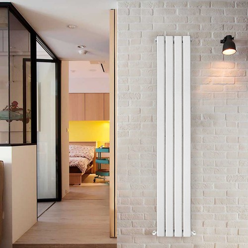 White flat panel column - flat,