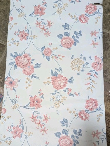 Vintage 80s floral - floral, rose