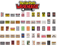 Metal wall signs Shed Garage