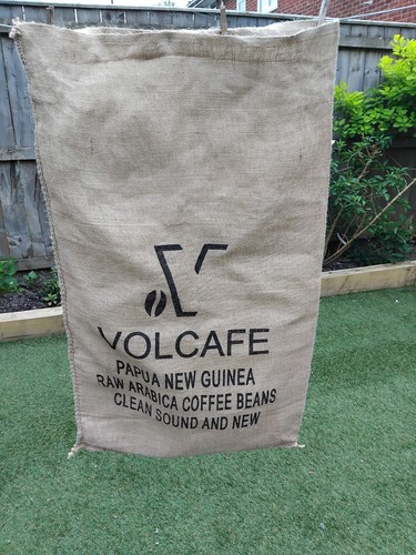 Rustic coffee hessian burlap - coffee,