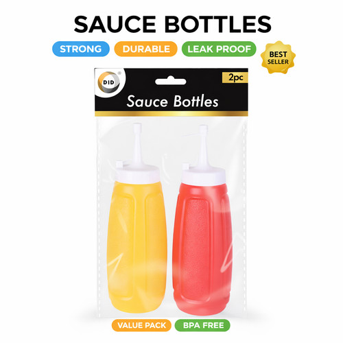 2pc sauce bottles 300ml - 2pc,