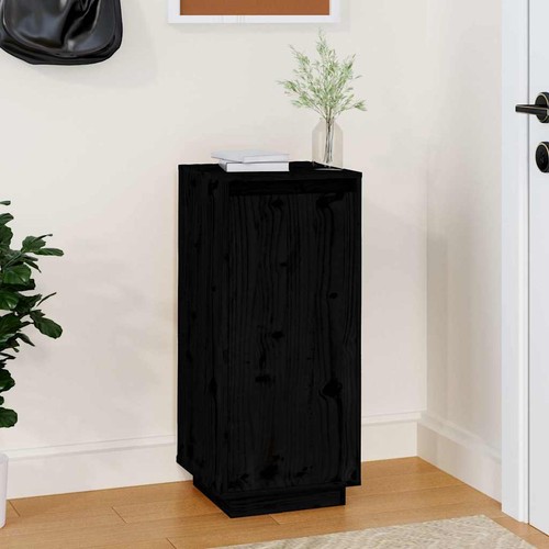 Shoe cabinet black 35x35x80 - black,