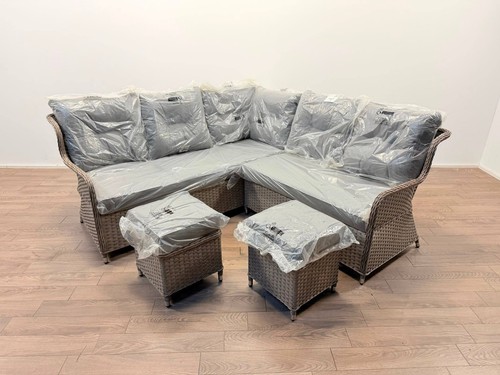Teramo grey rattan effect - grey,