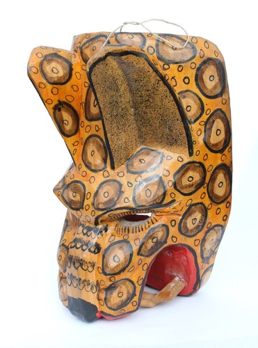 Guatemala jaguar mask - mask,