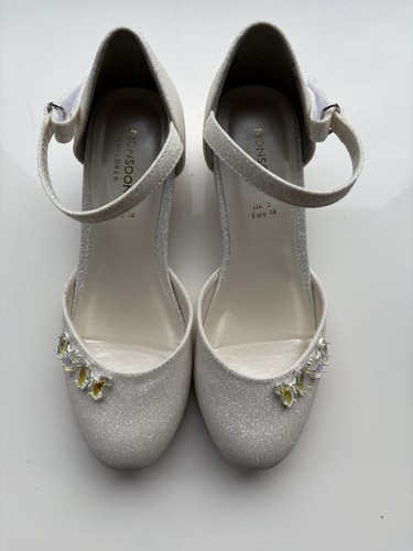 Ivory flower girl shoes - ivory,
