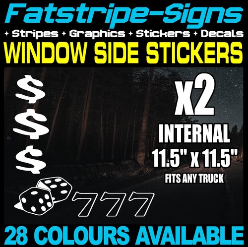 Truck window cab van stickers - truck,